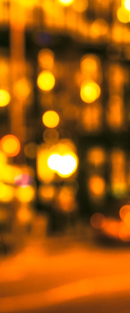 City Lights 17. Limited Edition Abstract Photograph Print  #1/15. Nighttime abstract photography series. by Graham Briggs