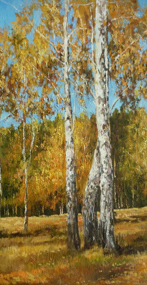 Three Birch Trees by Vahan Shakhramanyan