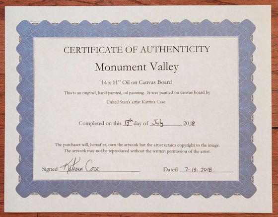 Landscape - Desert - "Monument Valley"