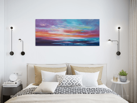 Contemplative Horizons II - seascape, emotional, panoramic