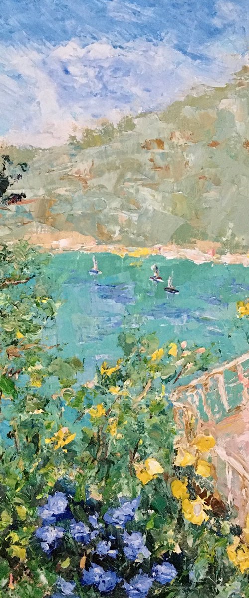 Terrace near the sea by Vilma Gataveckienė