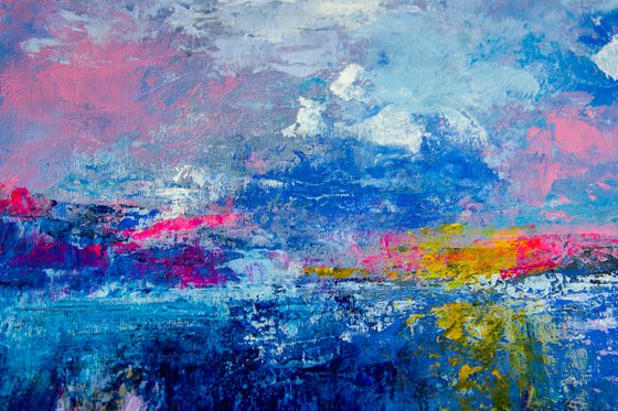 Series “Seas and Oceans”. Pink Sunset