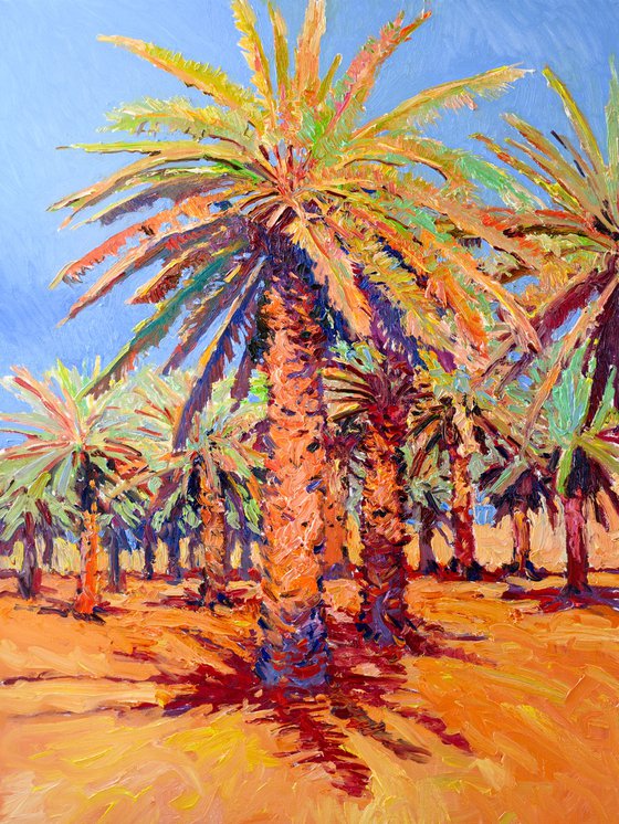 Date Palms in the Desert