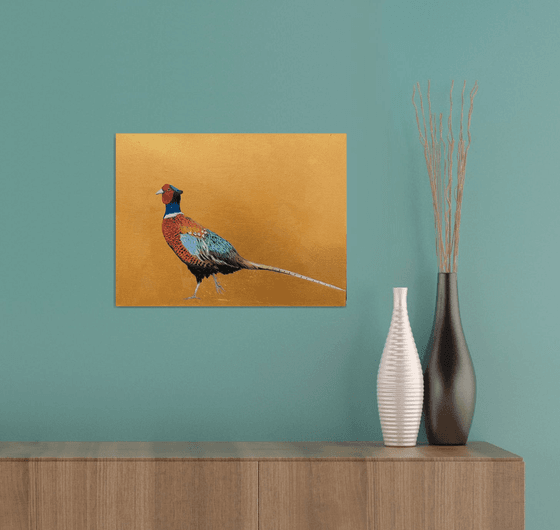 Pheasant ~ on Gold