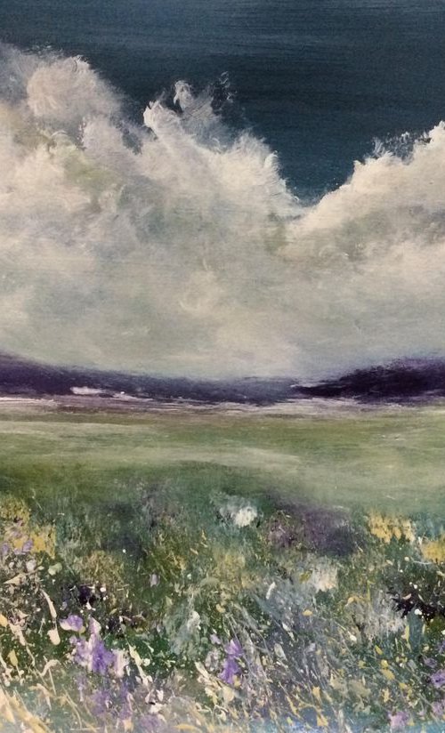 Purple Haze On Dartmoor by Maxine Anne  Martin