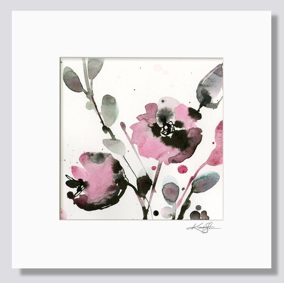Floral Joy 4 - Flower Painting by Kathy Morton Stanion