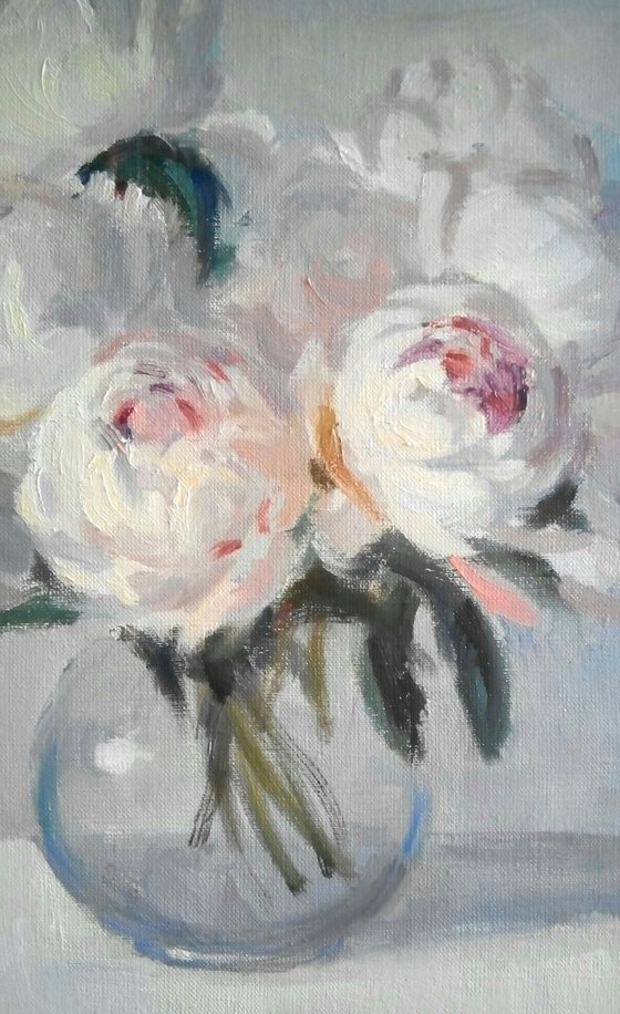 Bouquet of peonies