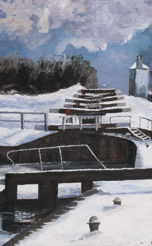 The Locks in Winter by Jackie Ward