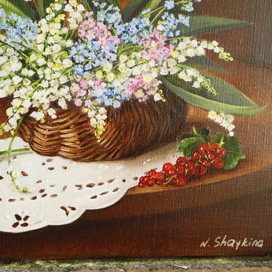 Lilies of the Valley Basket