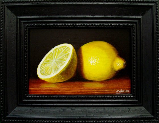 Lemons in chiaroscuro