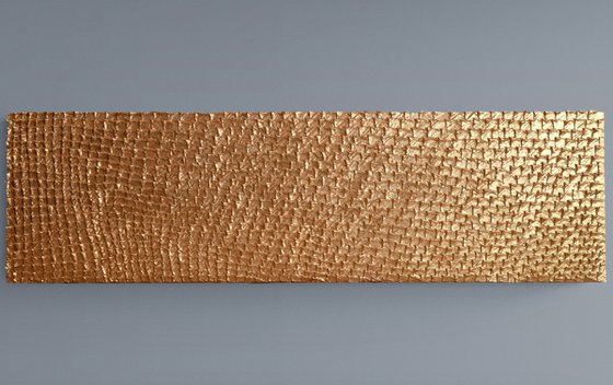 Gold Scales #02 | Textured Wall Art