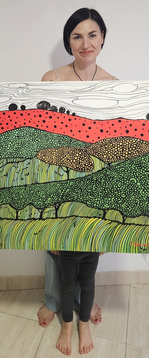 Psychedelic fields by V+V Kniazievi