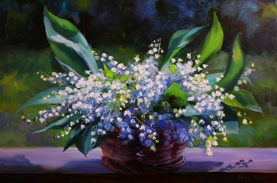 "Bouquet of lilies of the valley"