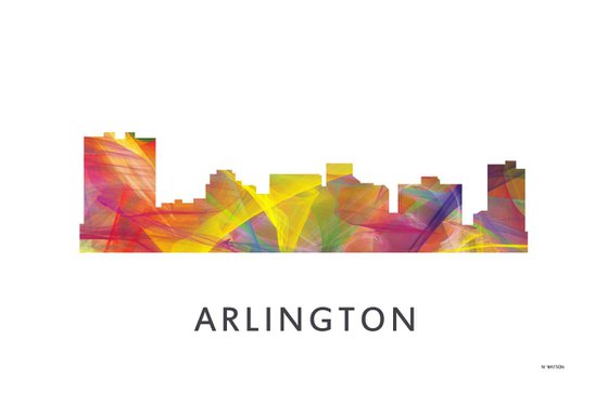 Arlington Texas Skyline WB1