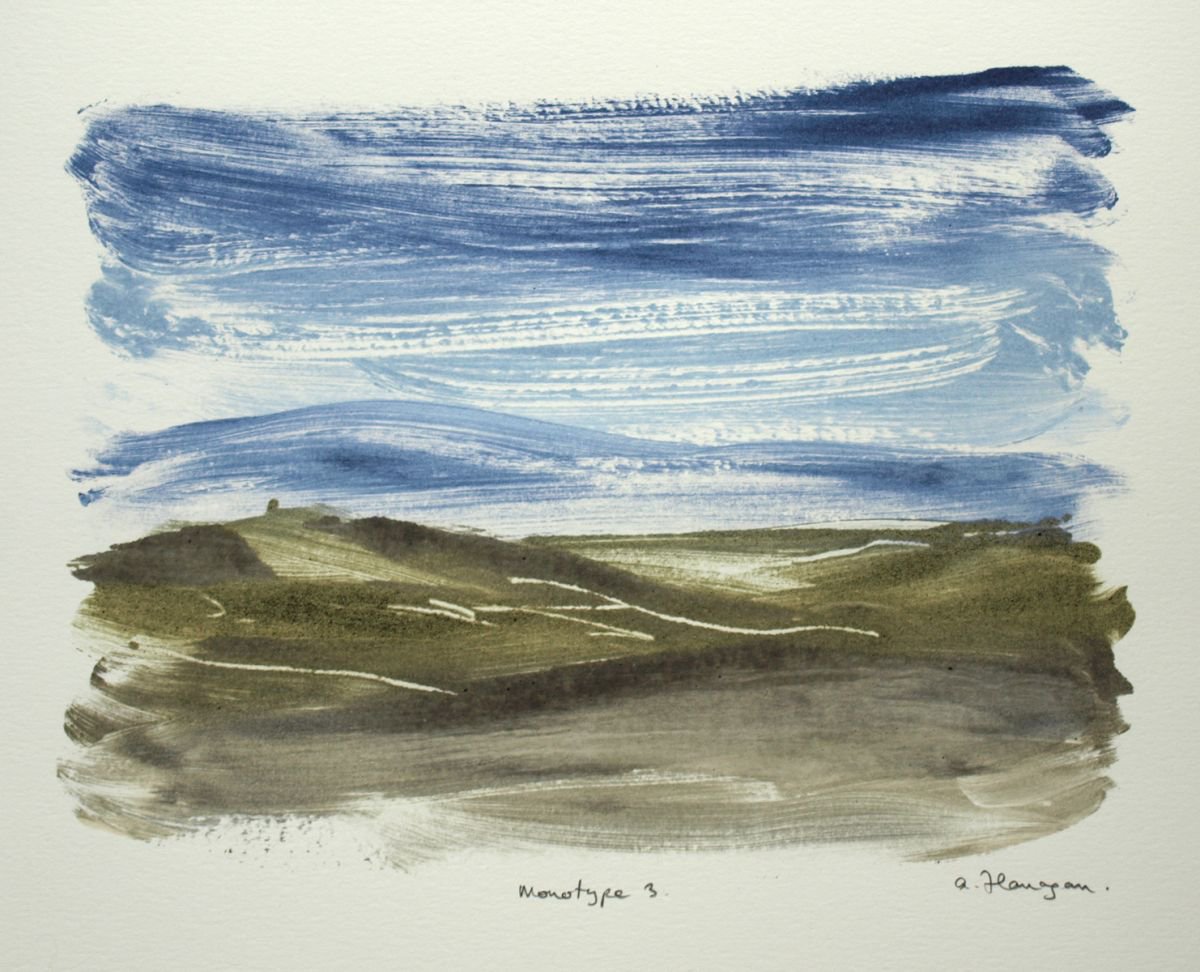Monotype 3 by Aidan Flanagan Irish Landscapes