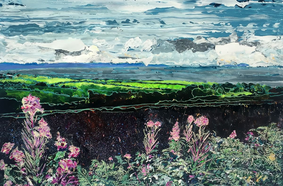 Meadow to sea by Sara Pendlebury