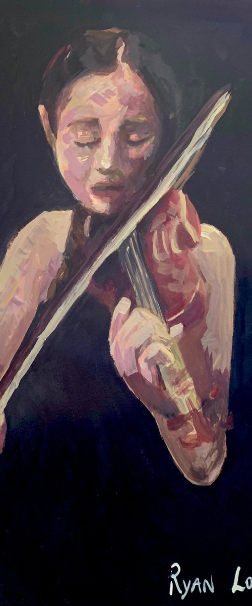 The Violinist - Musician by Ryan  Louder