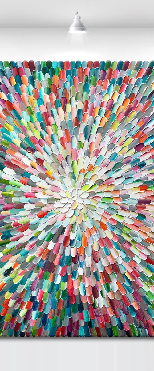 ‘Sanctum universum II' - 40x40" - COMMISSION by Tatiana Georgieva