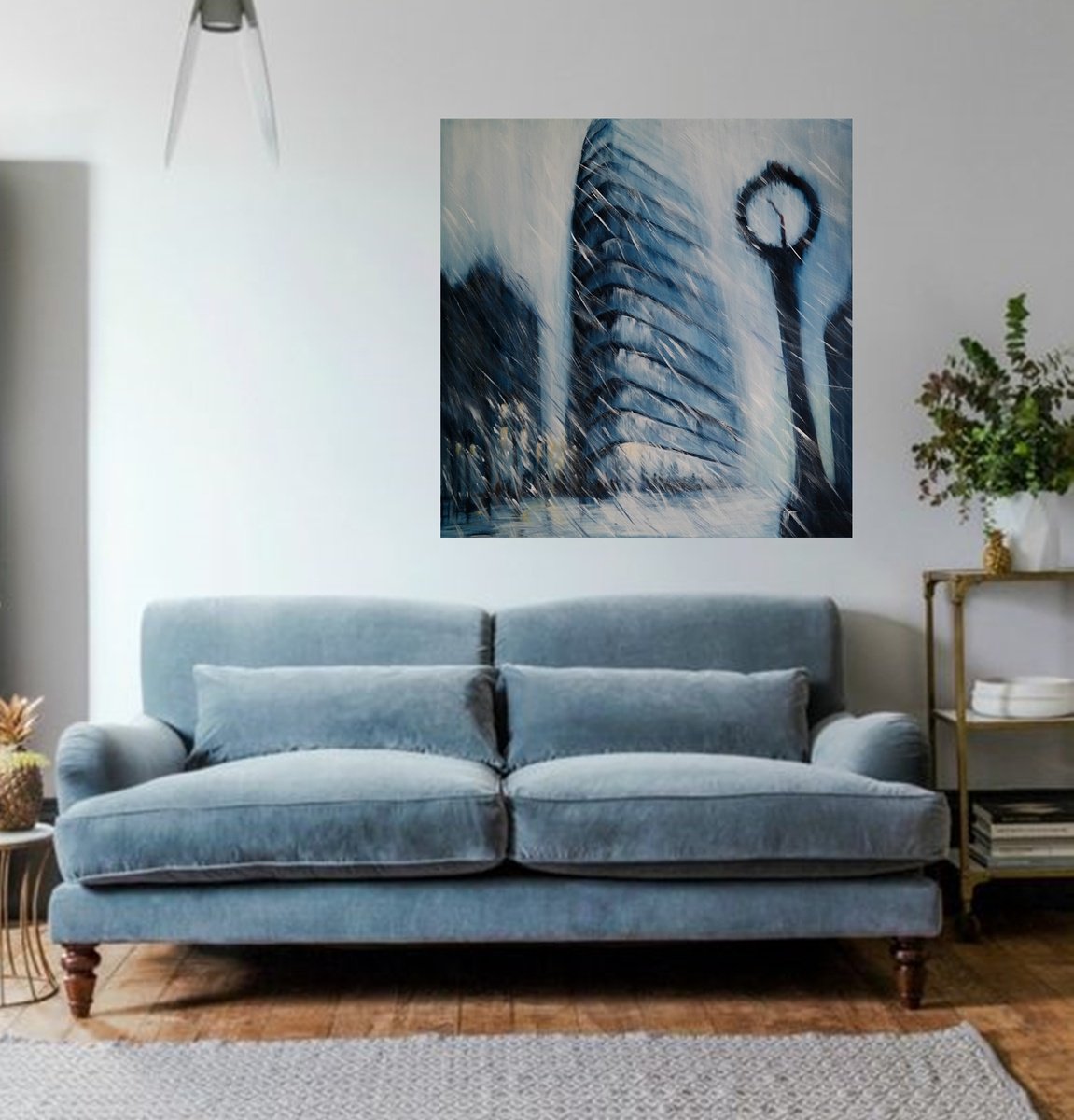 Blizzard In New York By Danijela Dan, 31 X 31, Artwork For Sale On Artfinder