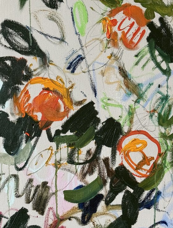 Happiness is an orange tree.