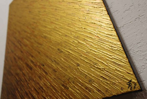 Gold knife texture