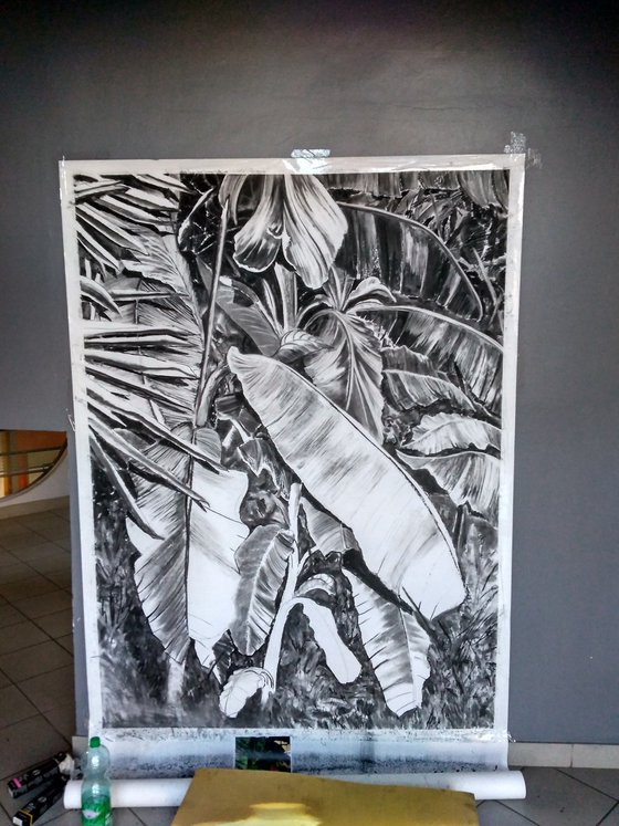 Thick Jungle (Charcoal Drawing)