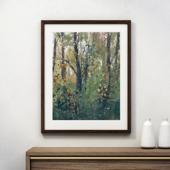 Captured Breath of Autumn Evening