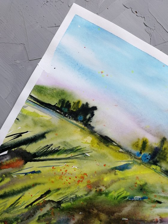 Field watercolor