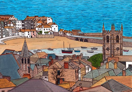 Harbour view, St Ives