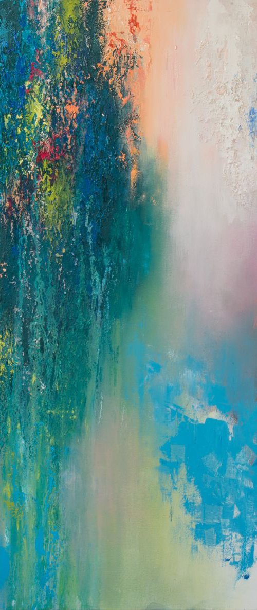 Abstract with Greenish-Yellow by Paul Hillary