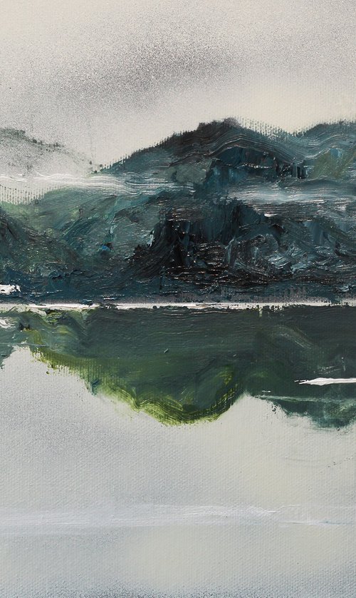 Misty Morning in Loch Riddon by Bill McArthur