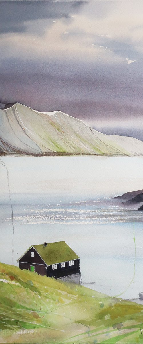 On the shores of Greenland by Alla Vlaskina