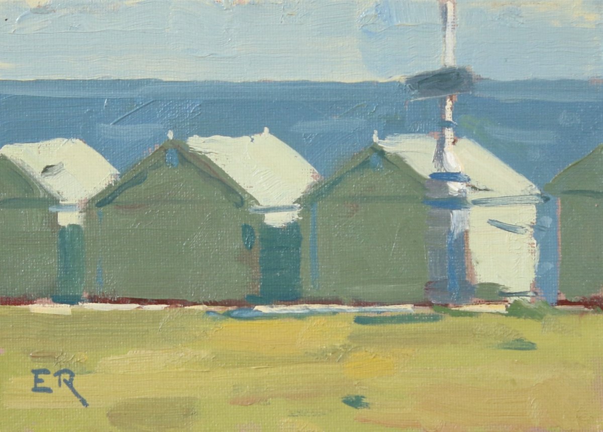 Hove Beach Huts by Elliot Roworth