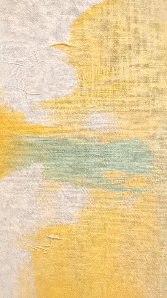Yellow beat #6 abstraction