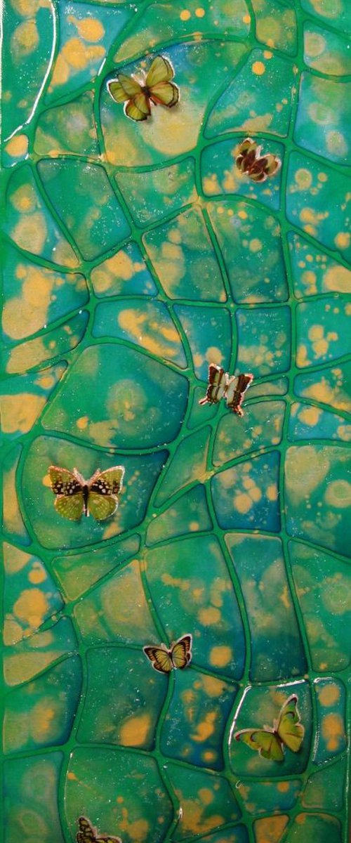 Green Butterflies by Fiona J Robinson