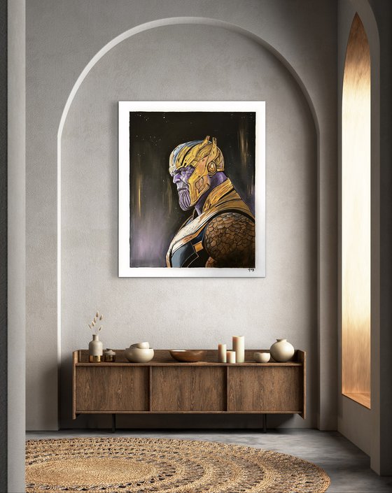 Epic Villain - Original acrylic painting