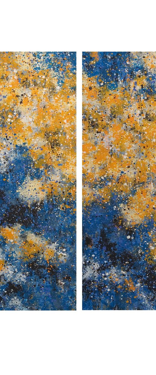 « Day & Night №2 » by M.Y.  Diptych by Max Yaskin