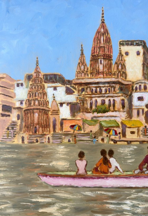 Benaras - Temples at Manikarnika Ghat