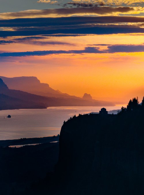 SUNRISE OVER THE GORGE II by Harv Greenberg