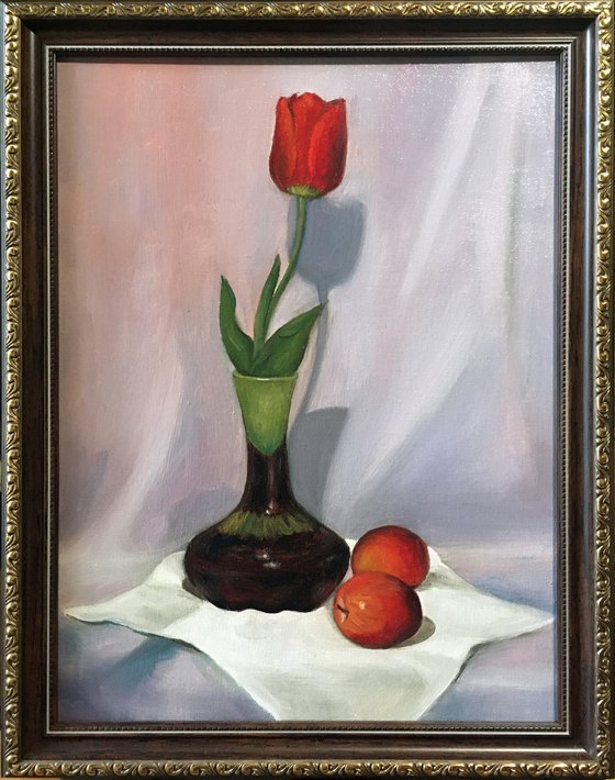 STILL LIFE WITH TULIP