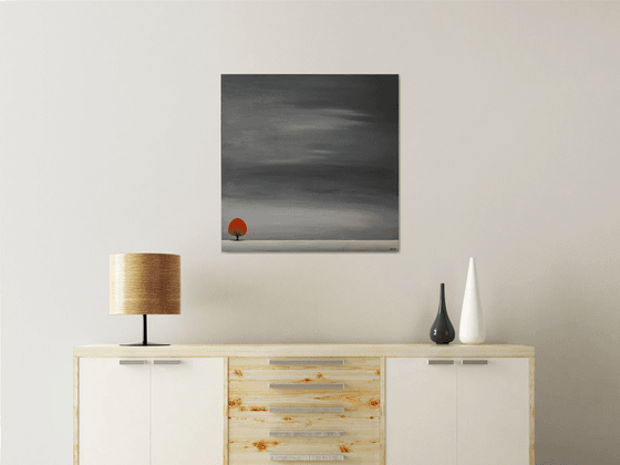 Lone tree #13 - 70x70cm