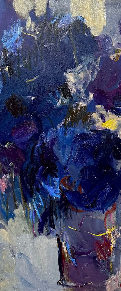 Abstract flowers. Evening bouquet by Lilia Orlova-Holmes