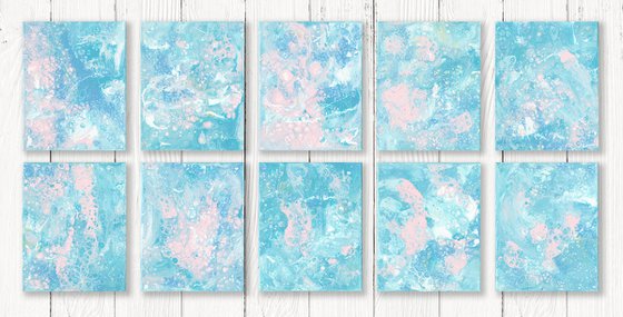 Dreams Of Serenity Collection 1 - 10 Parts - Abstract Paintings by Kathy Morton Stanion