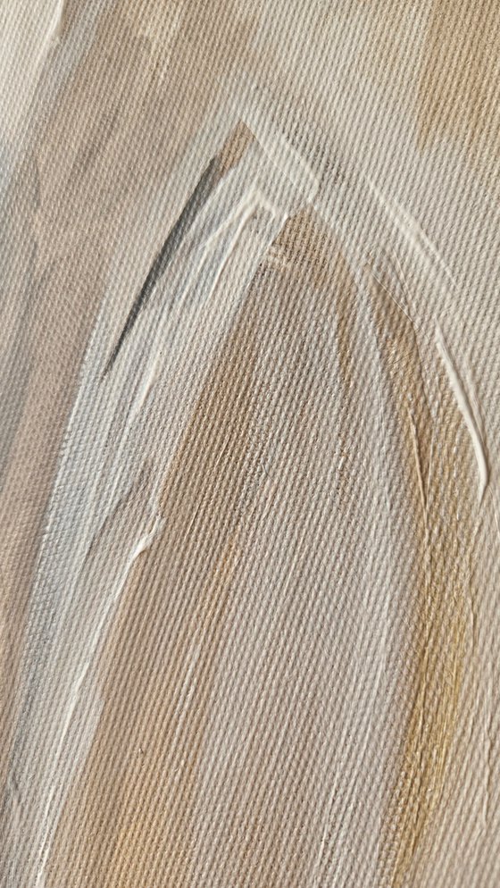Golden Magnolia floral abstraction