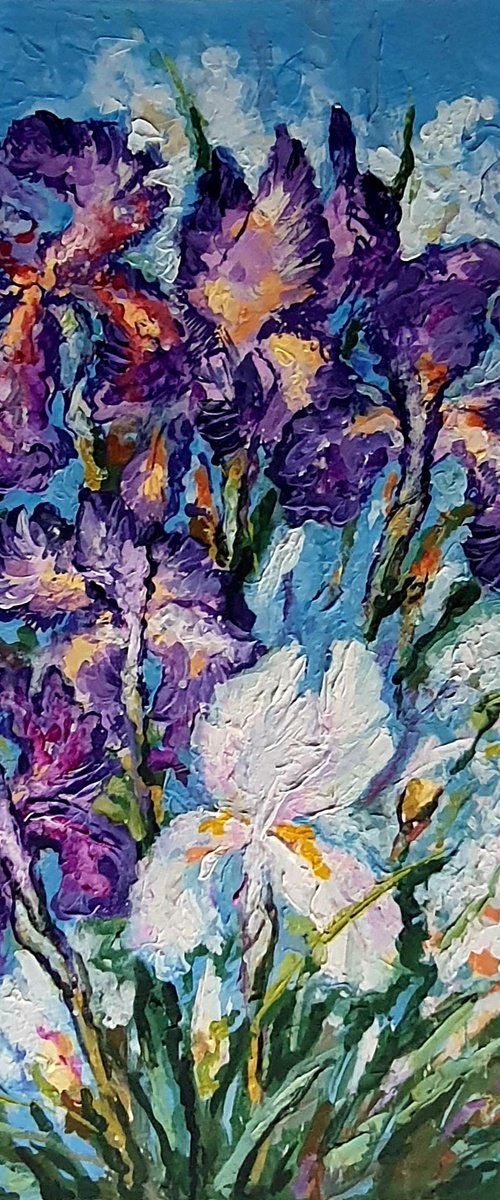 Irises 2 by Rakhmet Redzhepov