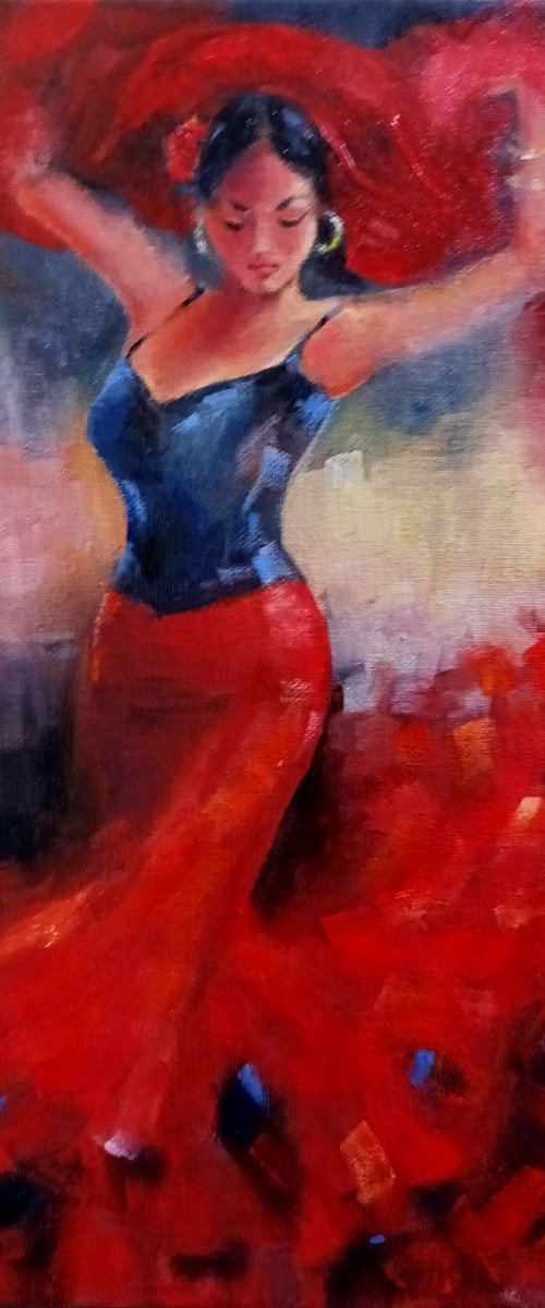 Flamenco Dancer 243 by Susana Zarate