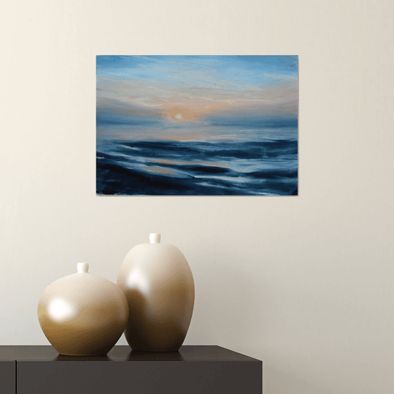 Sunrise A NEW CHANCE Painting seascape sea sunrise painting