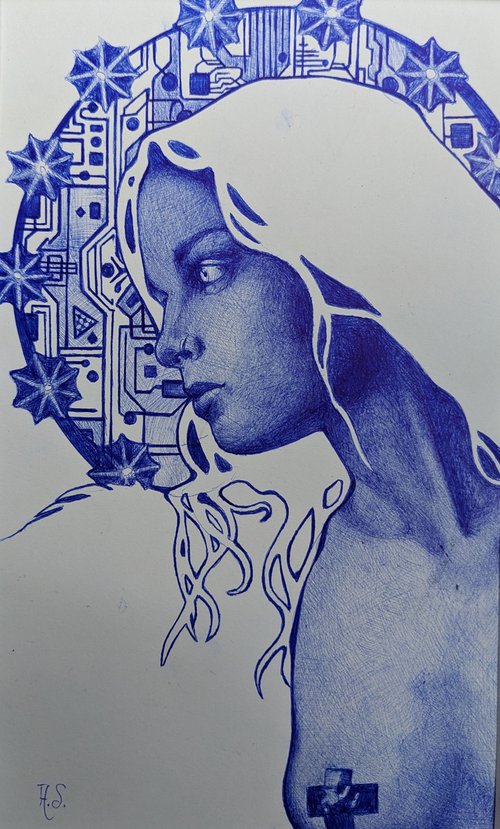 Madre blu notte by Alessia Sinopoli