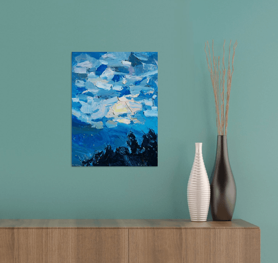" Moonlit night "