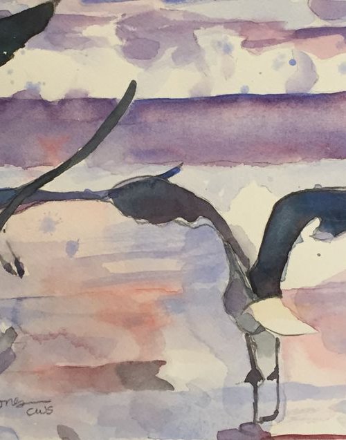 Shore Birds by Bronwen Jones